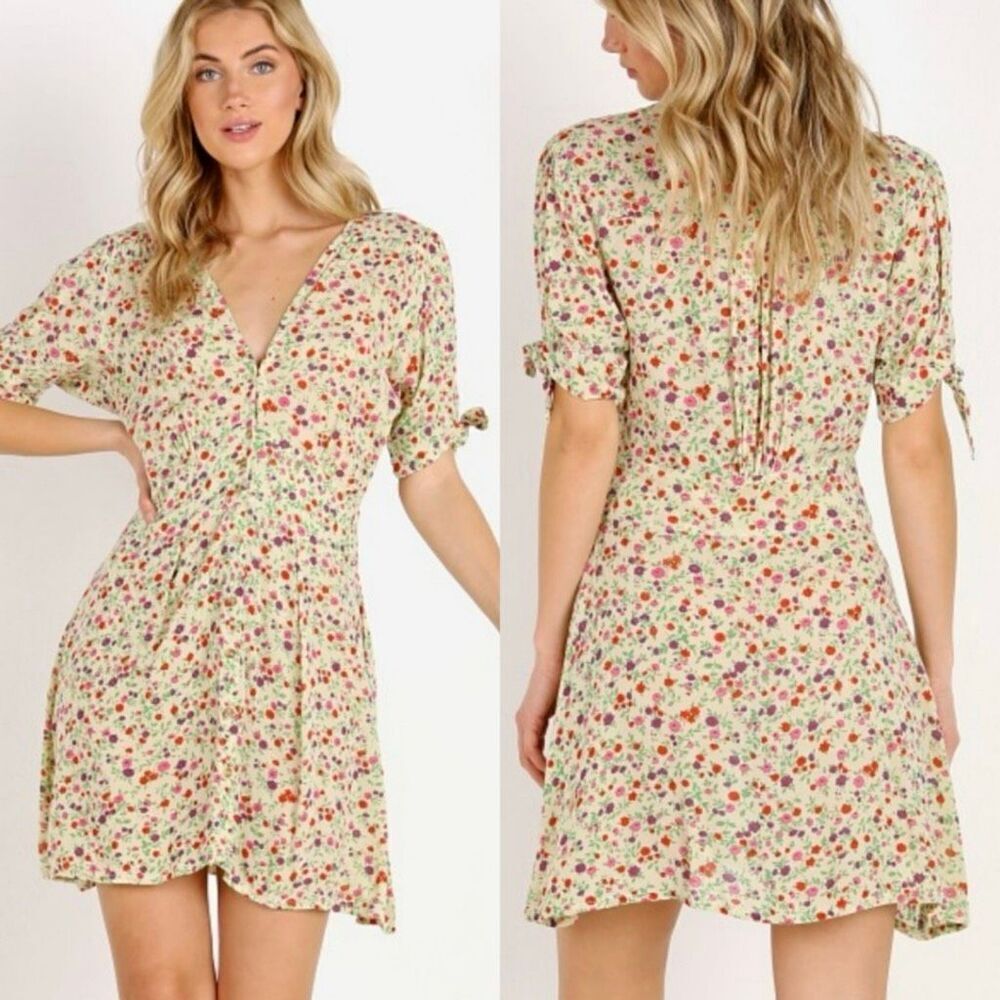 Faithful the Brand Floral Button Down Dress 4 Marianne Bastille Women